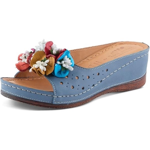 Spring Step Shoes Women’s 6 Flowerchild Wedge Sandal - Picture 1 of 9